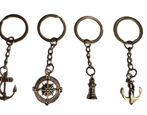 PCBM - Porte-clés marin métallique